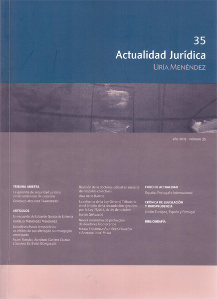 Revista Actualidad Jurídica. Número 35