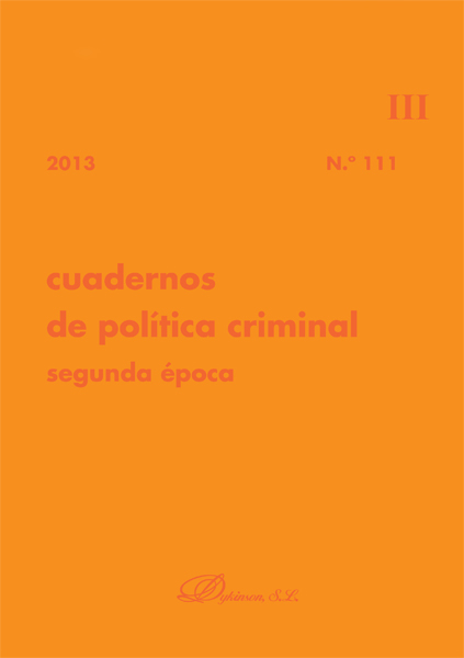Cuadernos de Política Criminal. Número 111