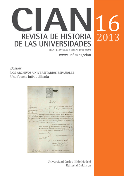 Cuadernos del Instituto Antonio de Nebrija de Estudios sobre la Universidad. CIAN. Número 16