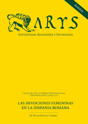 ARYS. Antigüedad, Religiones y Sociedades. Anejo VIII