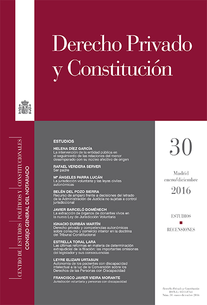 Revista Derecho Privado y Constitución. Número 30