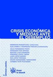 Crisis económica y medidas ante el desempleo