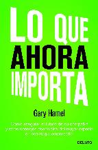 Lo que ahora importa