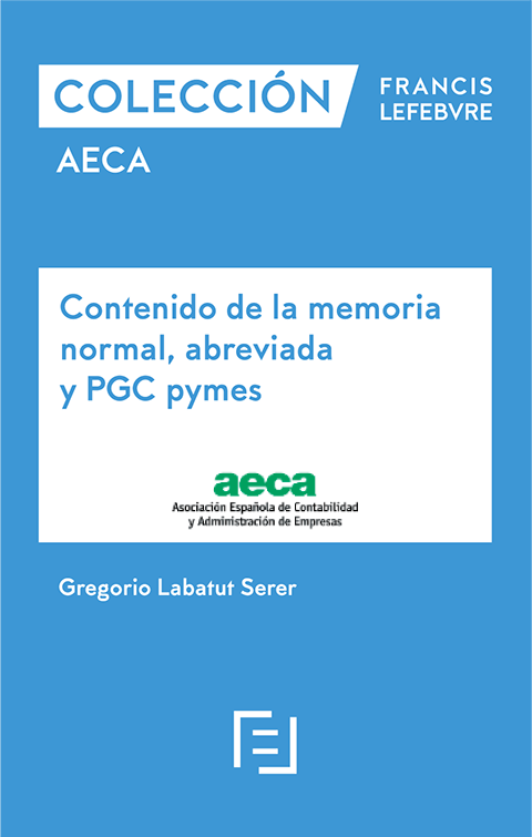 Contenido de la memoria normal, abreviada y PGC pymes