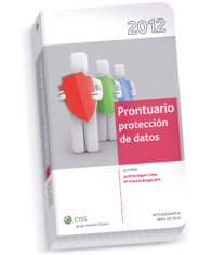 Prontuario de Protección de Datos 2012