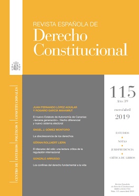 Revista Española de Derecho Constitucional. Número 115