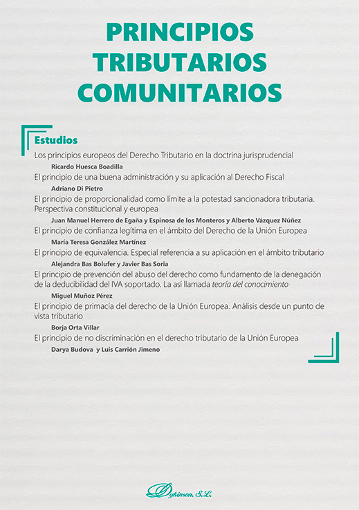 Principios tributarios comunitarios