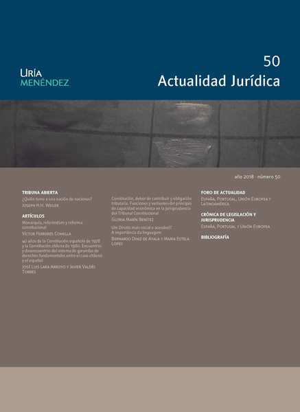 Revista Actualidad Jurídica. Número 50