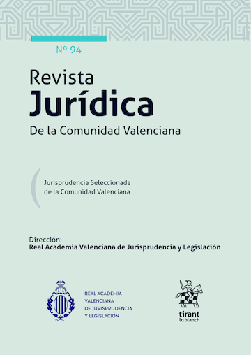 Revista Jurídica de la Comunidad Valenciana. Número 94