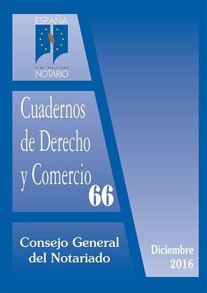 Cuadernos de Derecho y Comercio. Número 66