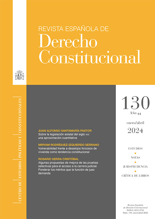 Revista Española de Derecho Constitucional. Número 130