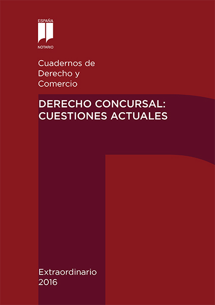 Derecho concursal: cuestiones actuales