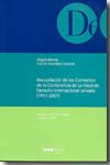 Recopilación de los Convenios de la Conferencia de La Haya de Derecho internacional privado (1951-2007)