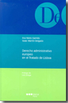 Derecho administrativo europeo en el Tratado de Lisboa