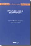 Manual de derecho del transporte