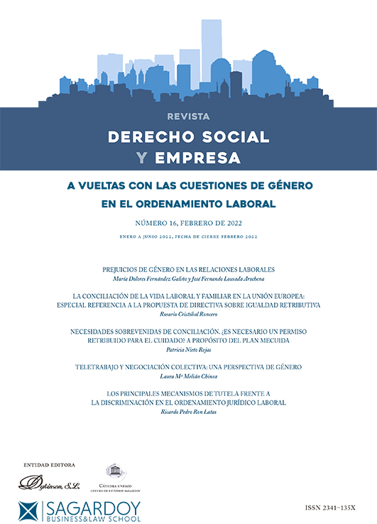PREJUICIOS DE GÉNERO EN LAS RELACIONES LABORALES