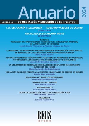 Anuario de mediación y solución de conflictos. Número 11. 2024