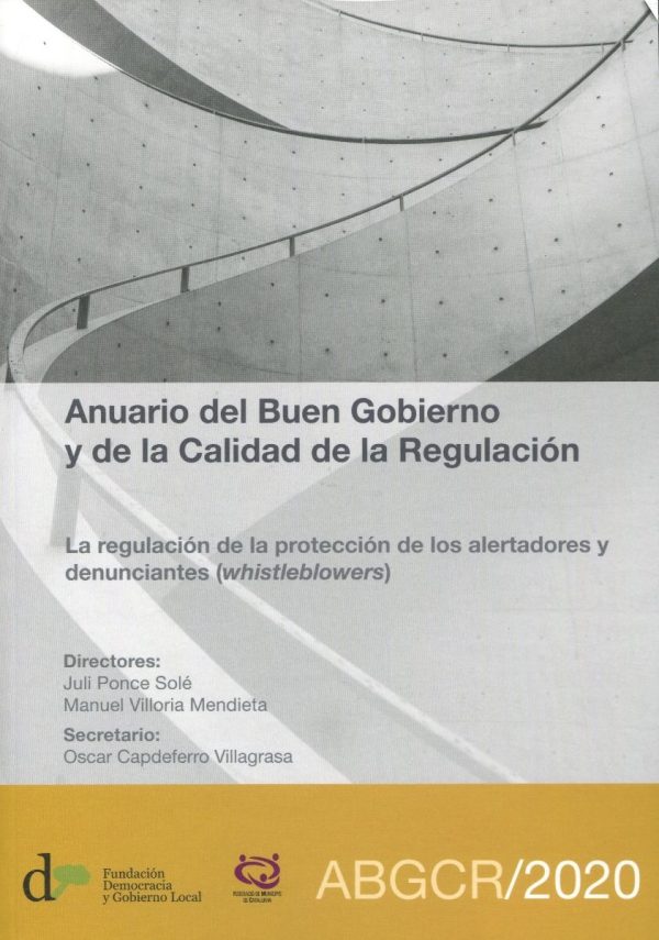 Anuario del buen gobierno y de la calidad de la regulación 2020