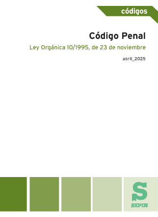 Código Penal. LO 10/1995, de 23 de noviembre