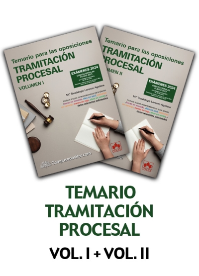 Temario para las oposiciones de Tramitación procesal 2024
