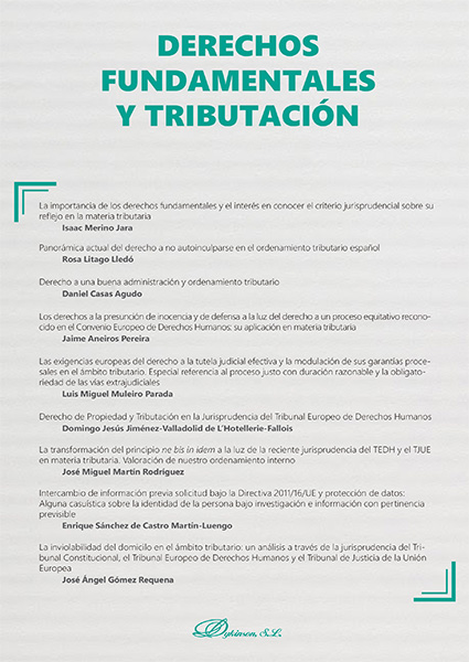 La transformación del principio ne bis in idem a la luz de la reciente jurisprudencia del TEDH y el TJUE en materia tributaria. Valoración de nuestro ordenamiento interno