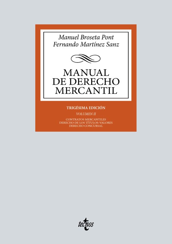 Manual de Derecho Mercantil. Volumen II