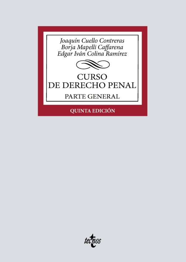 Curso de Derecho penal. Parte General