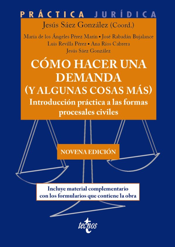 Cómo hacer una demanda (y algunas cosas más)