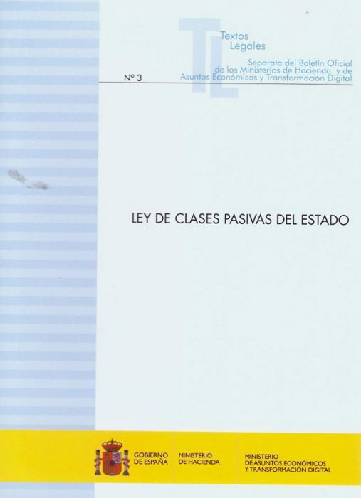 Ley de clases pasivas del Estado