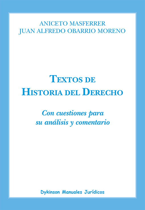 Textos de Historia del Derecho