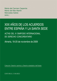 XXX años de los acuerdos entre España y la Santa Sede