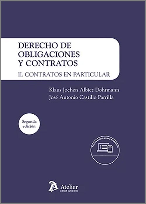 Derecho de Obligaciones y Contratos II. Contratos en particular