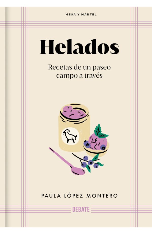 Helados. Mesa y mantel