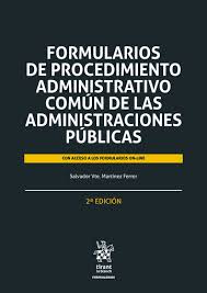 Formularios de procedimiento administrativo común de las administraciones públicas