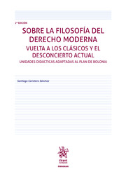 Sobre la filosofía del derecho moderna