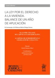 La ley por el Derecho a la vivienda. Balance de un año de aplicación