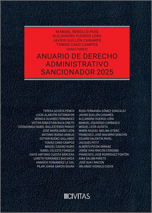 Anuario de derecho administrativo sancionador 2025