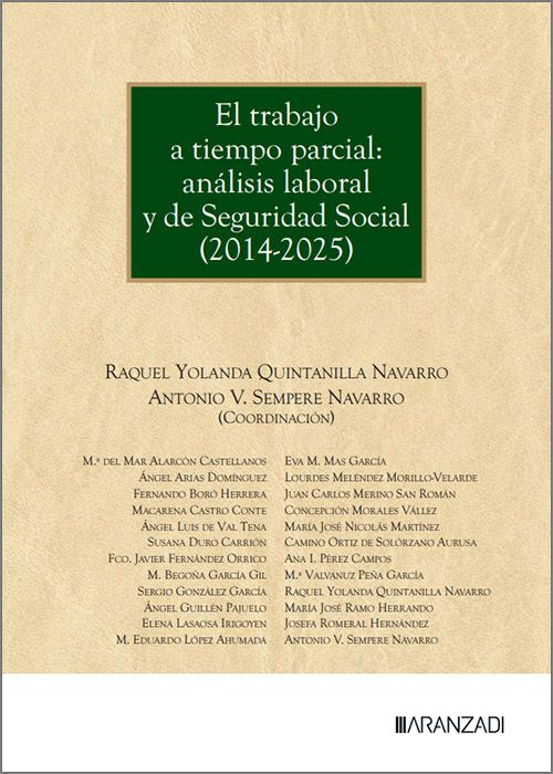 El trabajo a tiempo parcial: análisis laboral y de seguridad social (2014-2025)