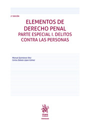 Elementos de derecho penal. Parte especial I. Delitos contra las personas