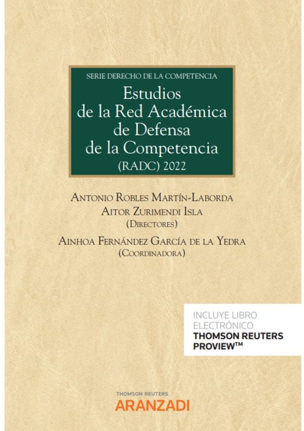 Estudios de la Red Académica de Defensa de la Competencia (RADC) 2022
