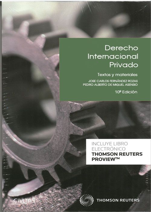 Derecho internacional privado. Textos y materiales