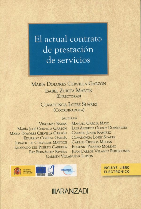 El actual contrato de prestación de servicios