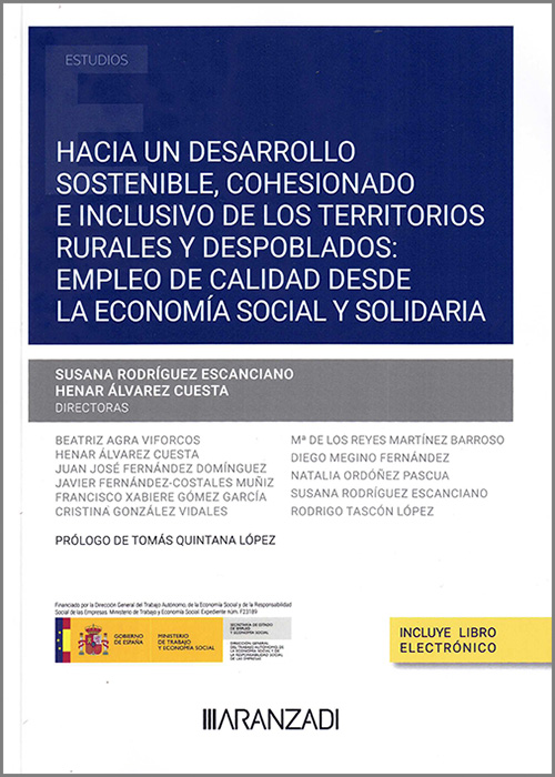Hacia un desarrollo sostenible, cohesionado e inclusivo de los territorios rurales y despoblados: empleo de calidad desde la economía social y solidaria