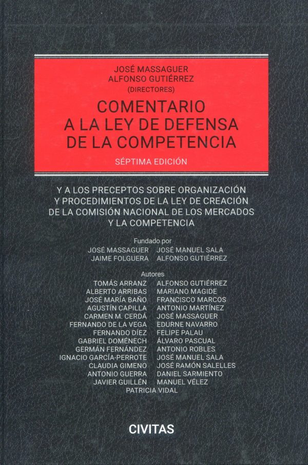 Comentario a la ley de defensa de la competencia