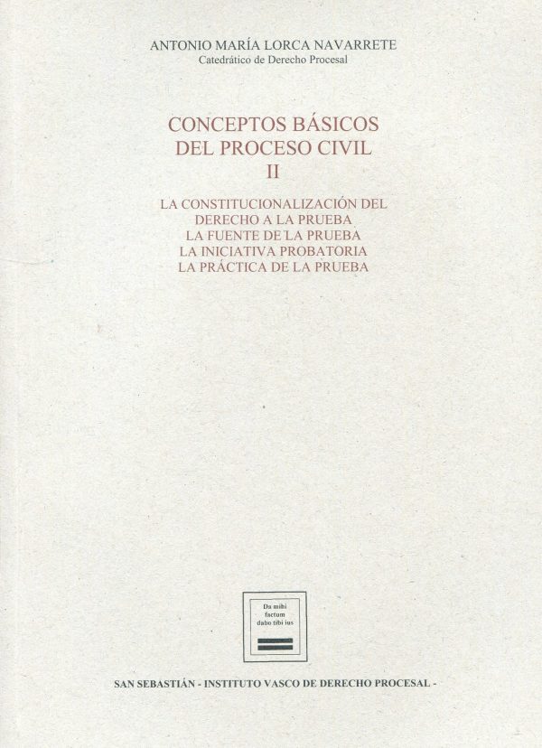 Concepto básicos del proceso civil II