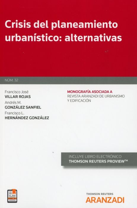 Crisis del planeamiento urbanístico: alternativas
