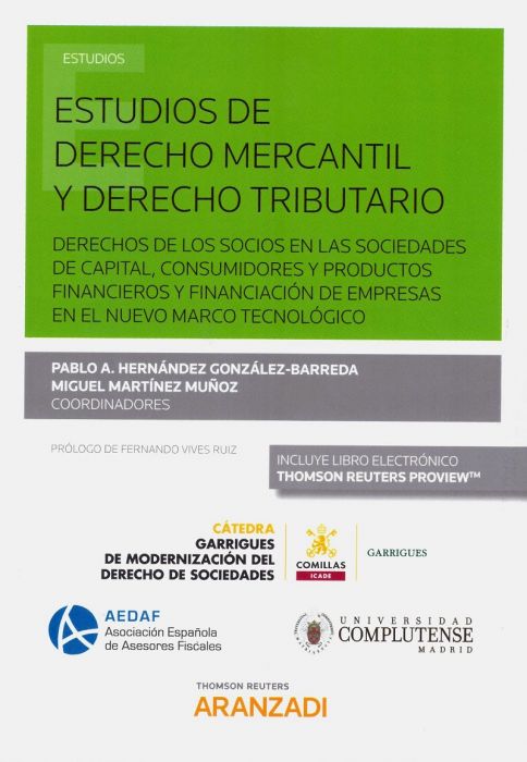 Estudios de Derecho Mercantil y Derecho Tributario