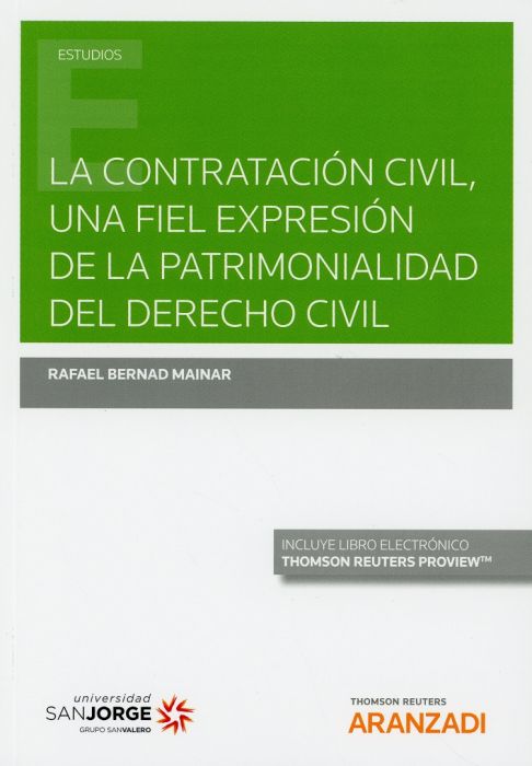 La contratación civil, una fiel expresión de la patrimonialidad del derecho civil