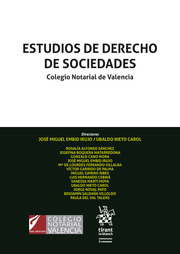 Estudios de Derecho de Sociedades