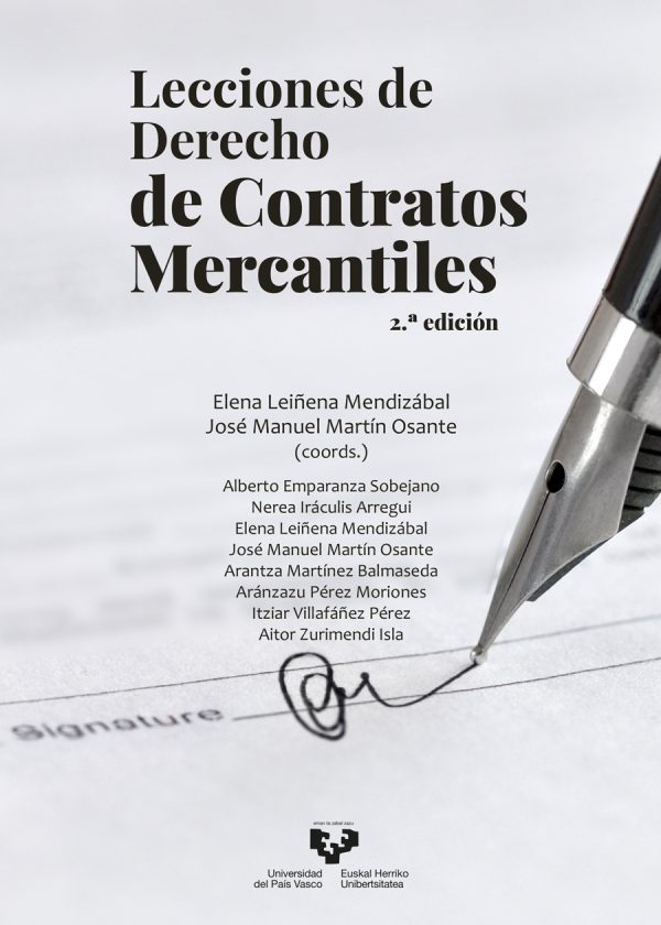 Lecciones de Derecho de contratos mercantiles